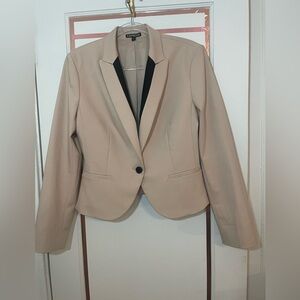 Blush/Black Blazer